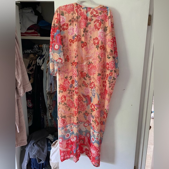 Floral Kimono Robe one size - Picture 6 of 8